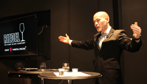 Daisuke Shoji, a qualified sommelier and Riedel Japan’s first “Glass Educator”