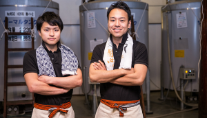 WAKAZE president Takuma Inagawa (right)