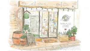 disign of WAKAZE Opening Sake Brewery at Sangenchaya