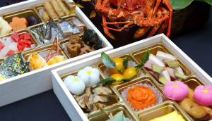 An osechi is very beautiful