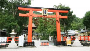 Matsuo shurine in Kyoto, the god of sake