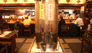 The kuradashi nama genshu tank serves up a heaping helping of fresh sake