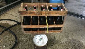these wooden frames like the one pictured below used to hold 10 bottles